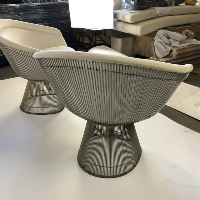 Mid 20th Century Lounge Chairs Attributed to Warren Platner - A Pair For Sale In Palm Springs - Image 6 of 10