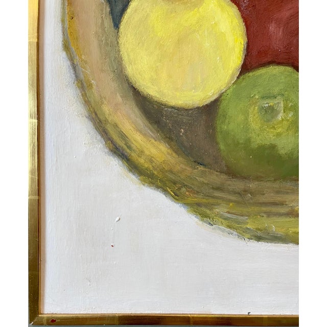 Apple Still Life Oil Painting Betsy Podlach American Post Feminist Modernist Art For Sale - Image 10 of 11