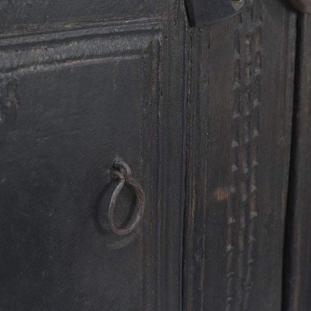 Antique Rustic Farmhouse Spanish Oak Cabinet, 1600s For Sale - Image 11 of 18