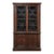 19th Century English Solid Mahogany Neoclassical Bookcase For Sale