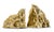 Set of 2 lotus brass bookstands by maeve dimensions: d 15 x w 17 x h 20 cm. Materials: brass. Lotus book stand is a...