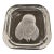 1970s Sevres France Frosted Poodle Dog Ashtray 6.5in For Sale
