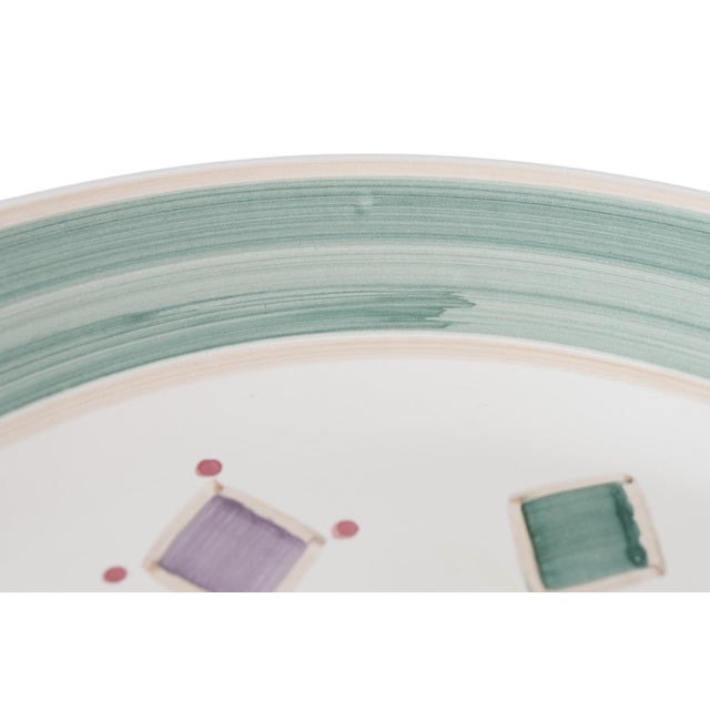 Ceramic Early 20th Century Italian Hand Painted Caleca Belvidere Platter For Sale - Image 7 of 10