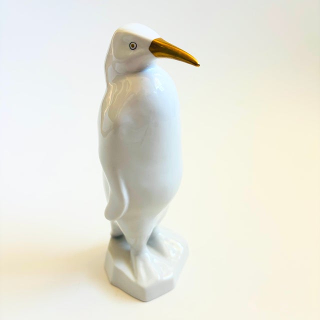 Mid 20th Century Hollohaza Hungarian Porcelain Penguin For Sale - Image 5 of 9