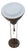 Glas Table Lamp in Metallic Glass and Chrome by Diesel for Foscarini, 2009 For Sale