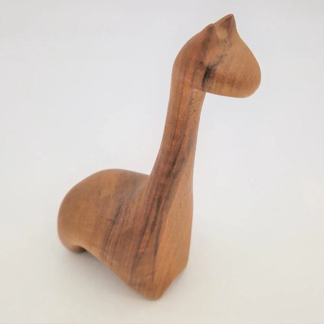 Danish Vintage Giraffe in Teak, 1950s For Sale - Image 6 of 7