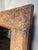 Exceptional hand-carved Indonesian style mirror by Dauphine Harrison & Gil. Crafted from teak. Features lovely lotus...