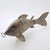 Large Vintage Portuguese Handmade Genuine Silver Fish Sculpture, 1940s For Sale - Image 6 of 14