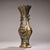 Asian Gilt‑Inlaid Bronze Peacock Vase For Sale - Image 3 of 9