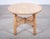 Brutalist Round Oak Coffee Table attributed to Henning Kjærnulf, Denmark, 1960s For Sale - Image 3 of 7