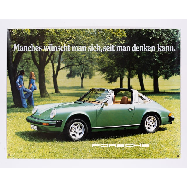 Modern Some Things You've Wanted For As Long As You Can Remember Porsche Advertising Poster, 1970s For Sale - Image 3 of 9
