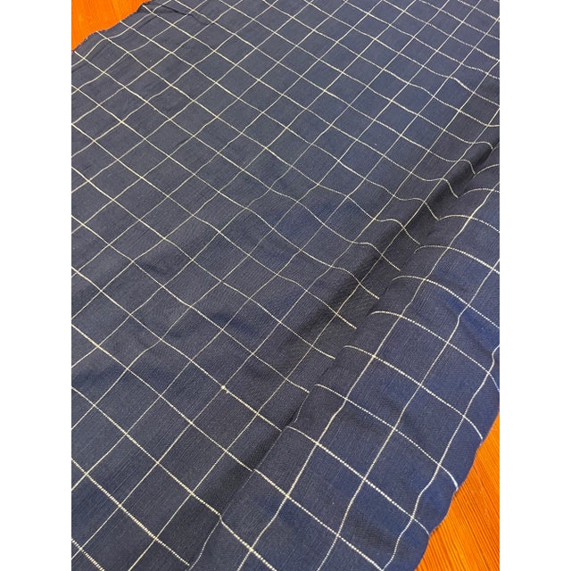 2020s Schumacher Marietta Indigo 76770 Indoor Upholstery Fabric For Sale - Image 5 of 10