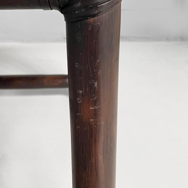 Rattan and Wood Coffee Table by Lyda Levi for McGuire, USA, 1970s For Sale - Image 11 of 18