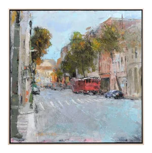 Charleston Desire I, American Contemporary Cityscape Painting by Andy Braitman