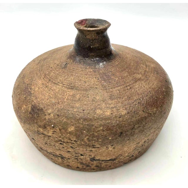 Mid-Century Modern Vintage Studio Pottery Stoneware Bud Vases, Lot of 3 For Sale - Image 3 of 15