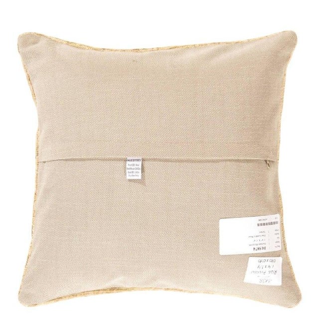 Vintage hand woven Turkish pillow. This is made of wool. Back cotton. Beautiful colors and well made. This pillow features...