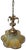 Antique Murano and LaChaussee Art Glass Shades Ormolu Metal Pendant Light For Sale - Image 16 of 18