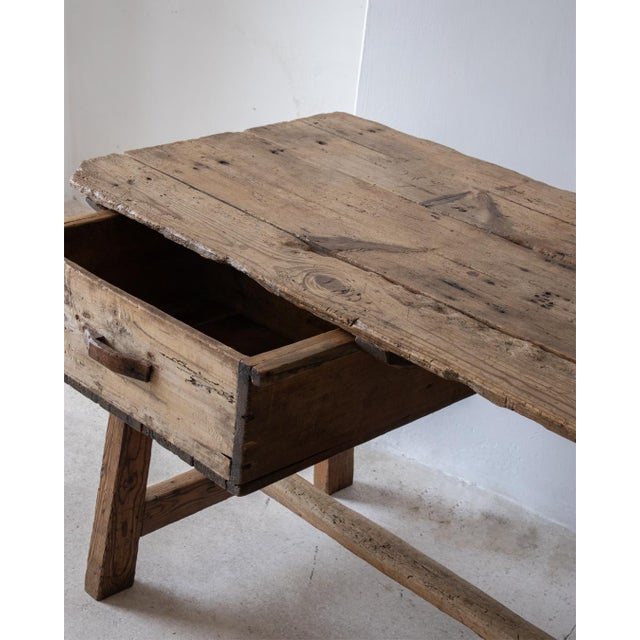 Spanish Trestle Table in Pine For Sale - Image 14 of 14