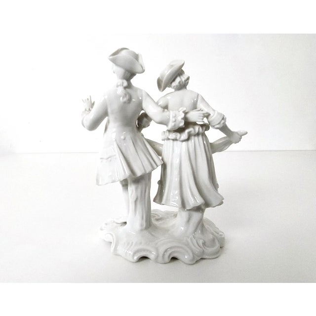 Ceramic Vintage Rococo Capodimonte Porcelain by Ginori for Richard Ginori, Italy, 1960s For Sale - Image 7 of 12