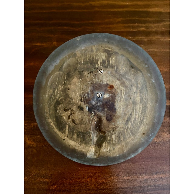 Vintage English Country Iron Verdigris Garden Sundial "Grow Old Along With Me" For Sale - Image 9 of 9