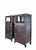 Pair Antique Open-Shelf Elm Display Cabinet For Sale - Image 4 of 17
