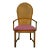 Thomasville American Country Collection Cane Back Dining Arm Chair 20521-861-862 For Sale