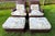 Hickory Chair Furniture Company Mark Hampton for Hickory Chair Woven Lounge Chairs & Ottomans in Colefax & Fowler—Set of 2 For Sale - Image 4 of 18