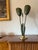 Mid-Century Modern 1970s Mid-Century Modern Green Lily Shaped Lamp For Sale - Image 3 of 7