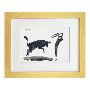 Pablo Picasso Framed Toros Y Toreros 10 Dated 3/4/59