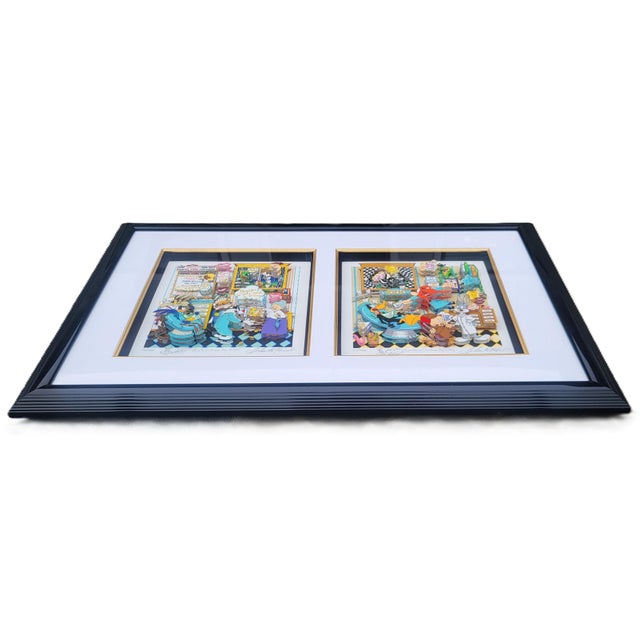 American Pop Art "Hunting Cavities" & "Extractions" Double Aperture Set by Charles Fazzino For Sale - Image 15 of 16