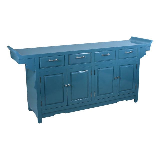 Ming Style Large Credenza For Sale