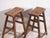 Antique Oriental Stools in Elm, Set of 2 For Sale - Image 3 of 11