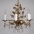 1970s Brass & Lead Crystal Chandelier with Flowers from Palwa, 1970s For Sale - Image 5 of 15