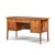 Mid-Century Modern Broyhill Brasilia Mid Century Walnut and Brass Desk For Sale - Image 3 of 11