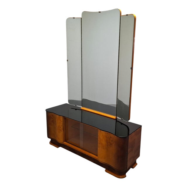 Art Deco Vanity Cabinet from Jindřich Halabala, Czechoslovakia, 1930s For Sale