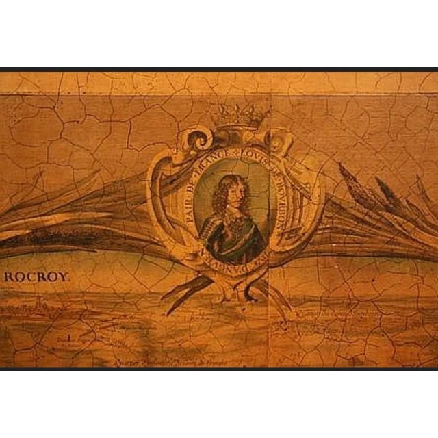 Early 20th Century Vintage French Three-Panel Folding Screen – Battle of Rocroi, C. 1920s For Sale - Image 5 of 7