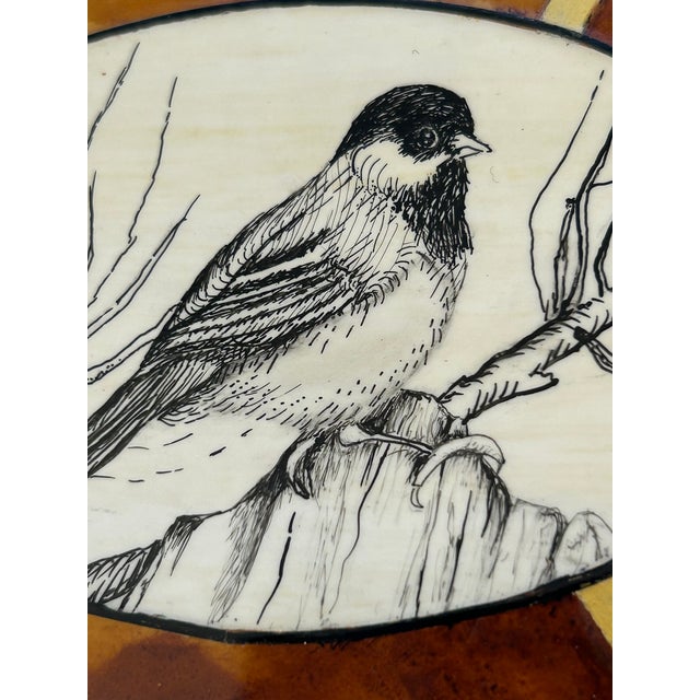 Artist Hand Painted Faux Tortoise & Pen & Ink Decorative Boxes - Set of 3 For Sale - Image 14 of 18