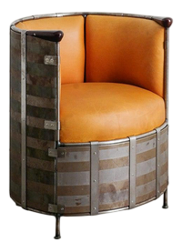 Swedish Contemporary Moose Chair in Aluminium & Leather by Mats Theselius for Källemo, 1990s