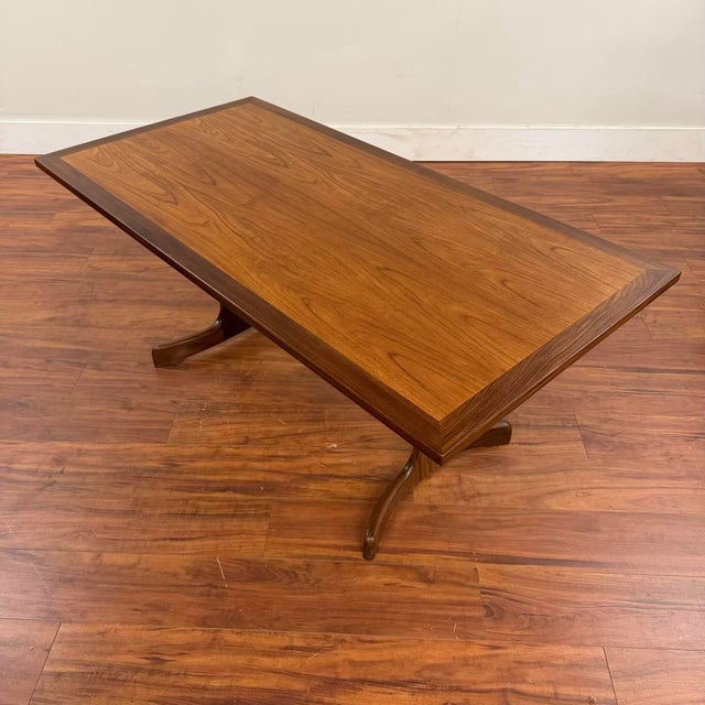 G-Plan Furniture G-Plan Whale Tail Rectangular Teak Dining Table For Sale - Image 4 of 6