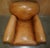 Comfortable Pair of Antique Chesterfield Victorian Brown Leather Club Armchairs For Sale In Dallas - Image 6 of 17
