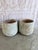 Rustic Pair of Large 20th Century Pitted Limestone-Finish Terra Cotta Planters For Sale - Image 3 of 14