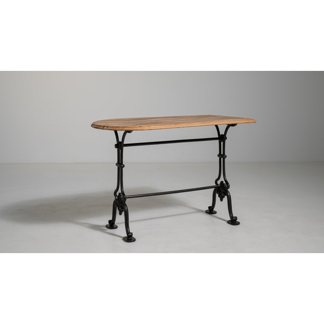 Cast Iron Bistro Table, Antique, France, Circa 1900 For Sale - Image 9 of 17