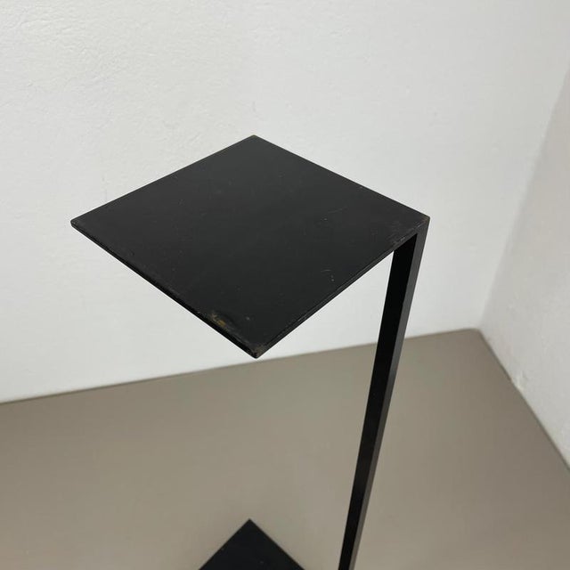 Modernist Bauhaus Cubic Metal Ashtray Stand, Germany, 1960s For Sale - Image 13 of 18
