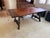 Spanish Heavily Carved Spanish Solid Oak Table With Iron Stretcher For Sale - Image 3 of 12