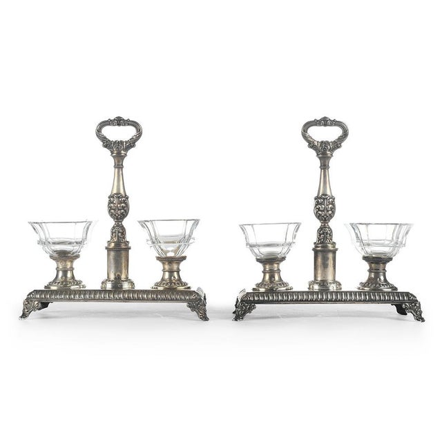 Solid Silver Salt Shakers, Set of 2 For Sale - Image 6 of 6