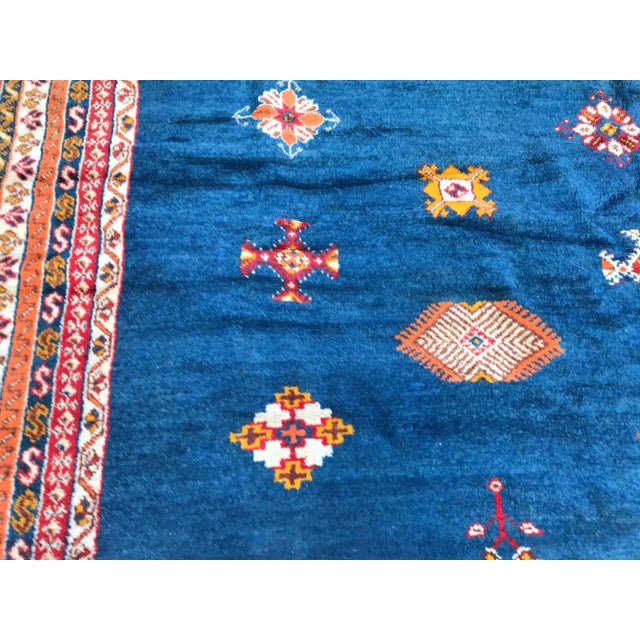 Large Vintage Moroccan Hand Knotted Rug For Sale - Image 9 of 17