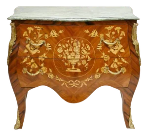 French Inlay Chest of Drawers