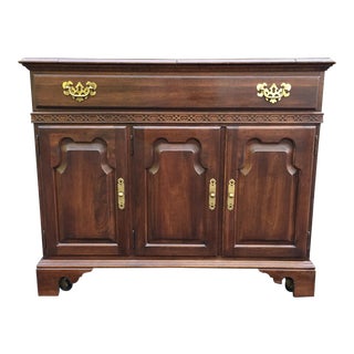 Ethan Allen Georgian Court Server Bar Cabinet For Sale