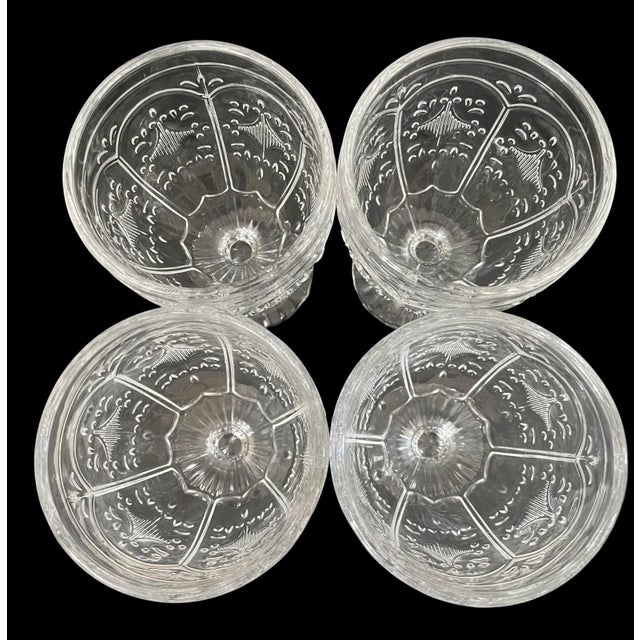 Fitz and Floyd Trestle Glassware Ornate Goblets, Set of 8 For Sale - Image 11 of 12