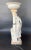 Stone Female Sculptural Torchère Lamp. Italy, Late 19th Century. For Sale - Image 7 of 10
